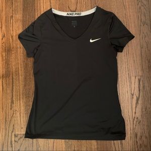 Nike Pro V-neck Workout Top